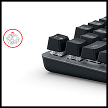 Teclado Mecanico Logitech K835 TKL Compacto Switch Red, 920