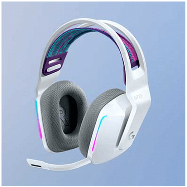 Headset Gamer Logitech G733 Lightspeed 7.1 Wireless RGB Branco, 981 ...