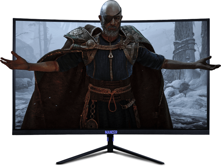 Foto do monitor da mancer
