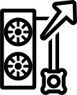 ícone de desempenho