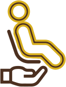 ícone de conforto.