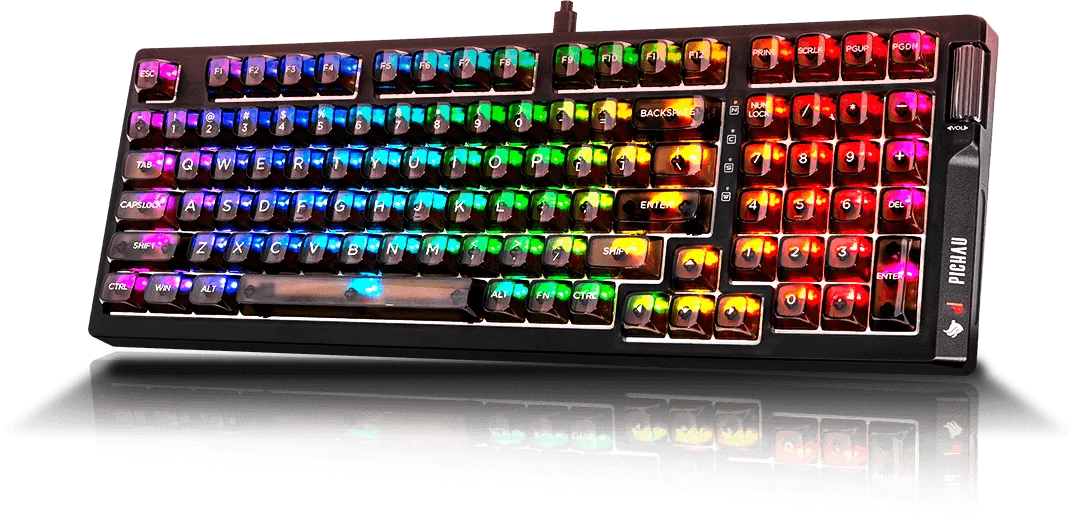 Foto do teclado