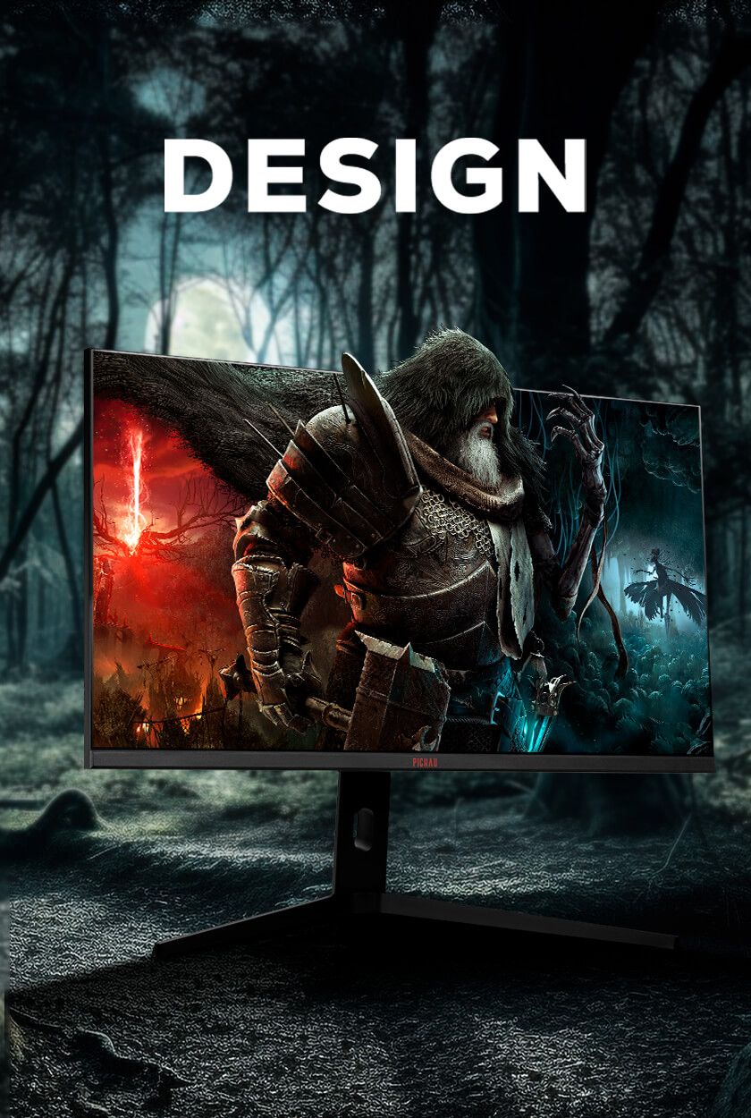 Background com o monitor Cepheus 32 em uma floresta