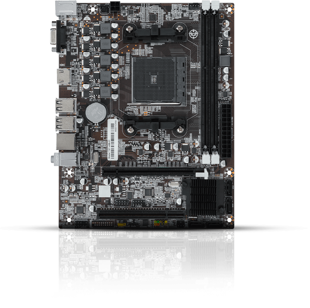 Foto da placa mae
