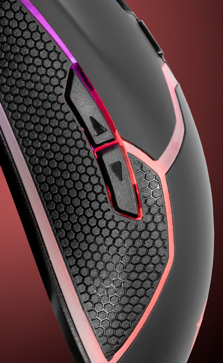 Tgt Mouse Mouse Gamer TGT Bizon S, Rainbow RGB, 8400DPI, 6 Botoes, Preto - TGT Gaming