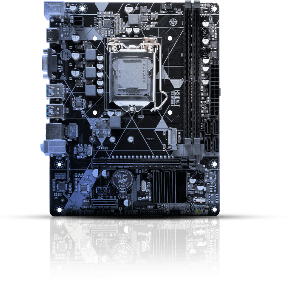 Foto da placa mae