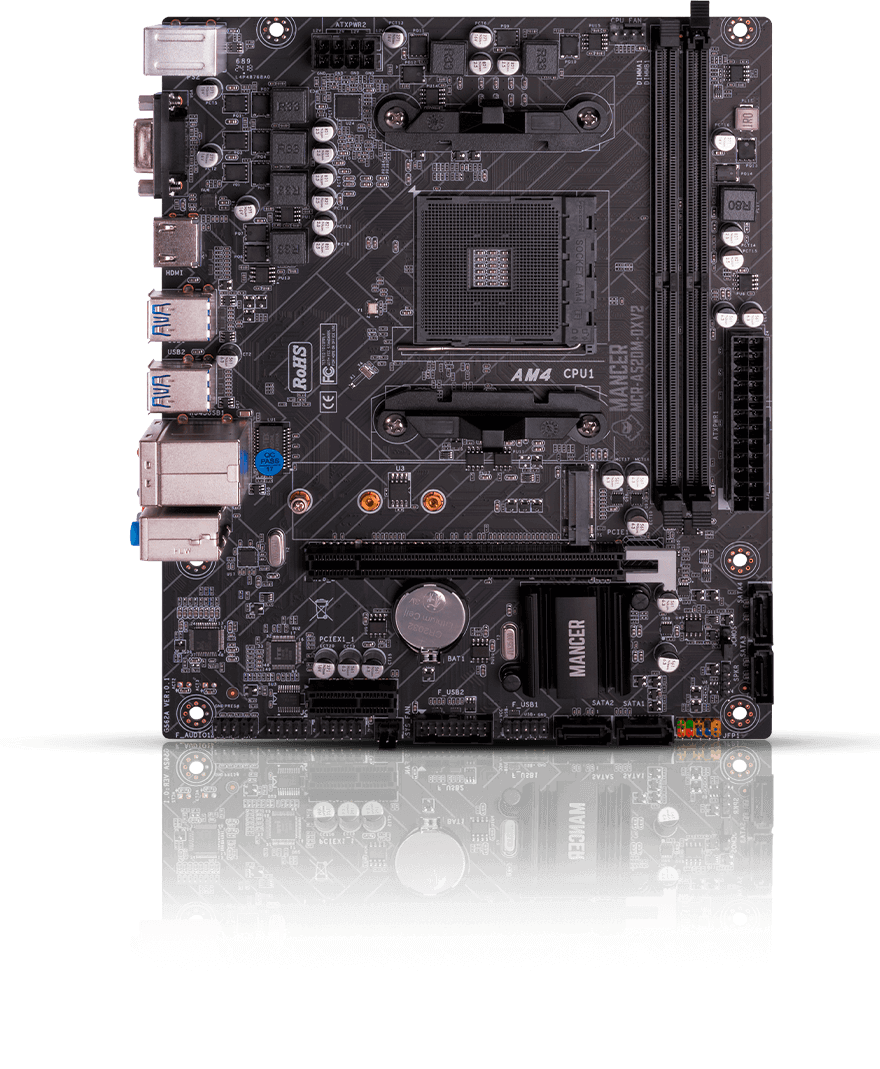 Foto da placa mae