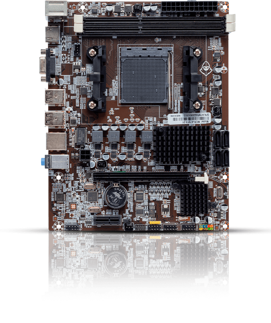 Foto da placa mae