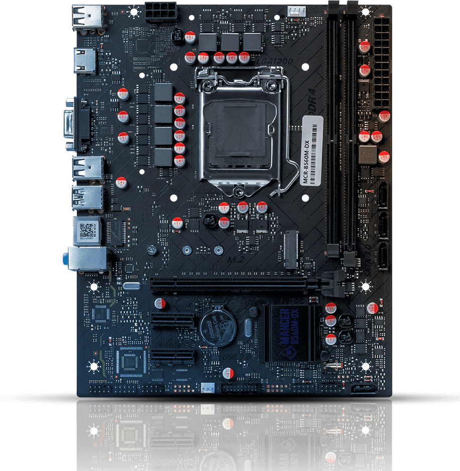 Foto da placa mae
