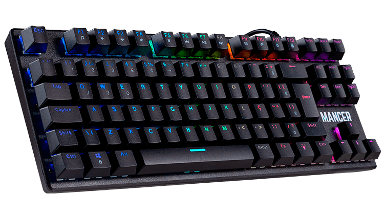 Teclado Mecanico Gamer Mancer Ghoul Rgb Abnt Switch Outemu Vermelho Mcr Ghlrd Rgb Pichau