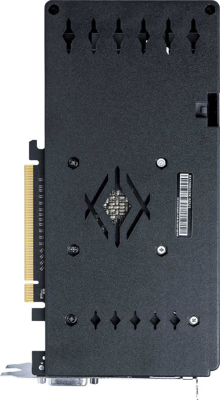 Foto da gpu com logo