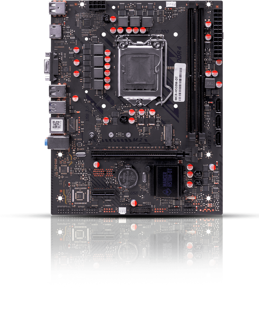 Foto da placa mae