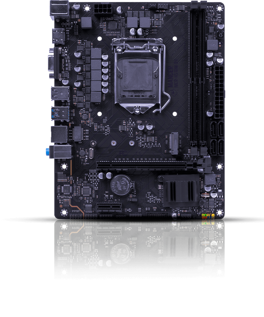 Foto da placa mae