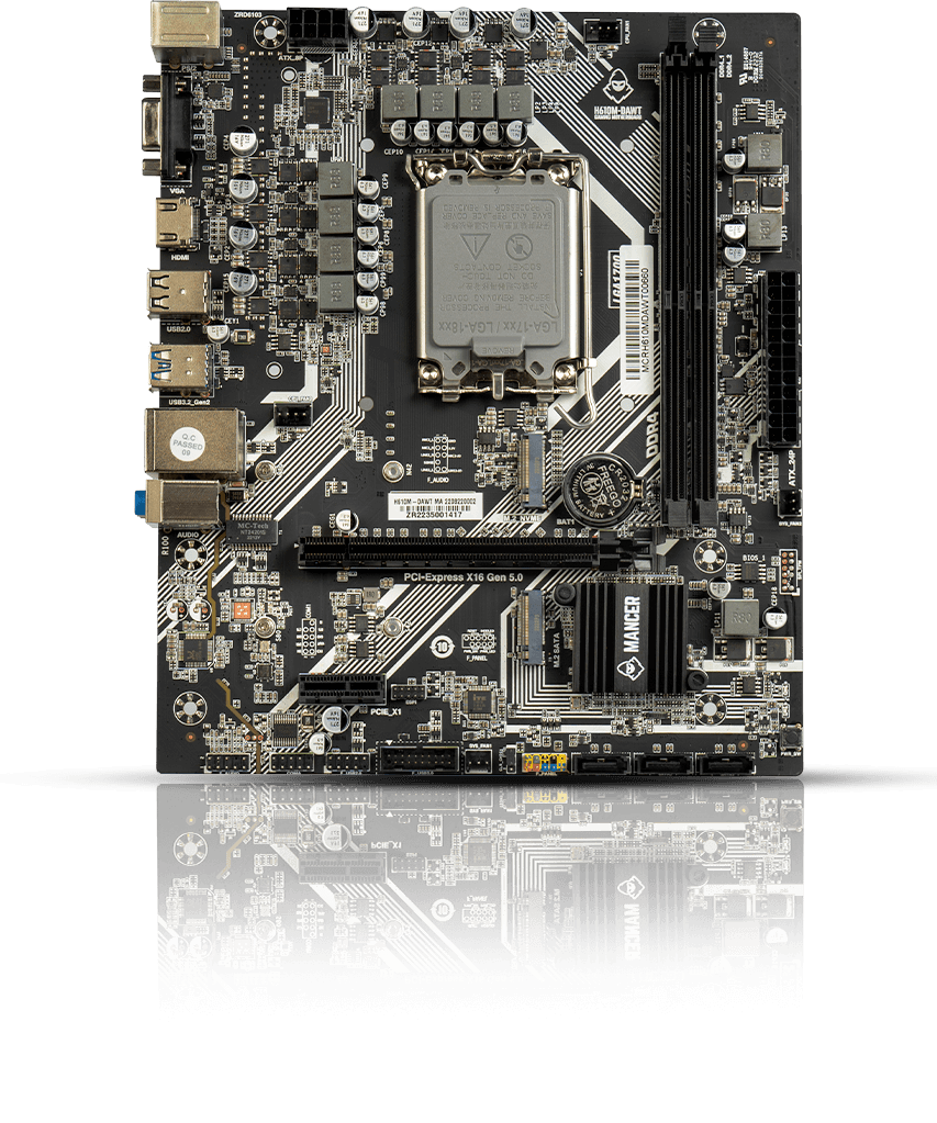 Foto da placa mae