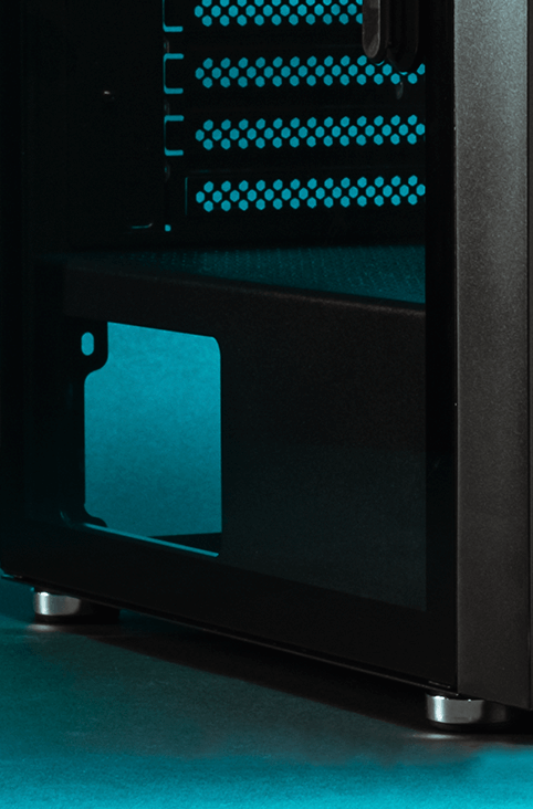 Gabinete Gamer Mancer Herald, Mid-Tower, Lateral de Vidro, Com 1 Fan, Preto 8