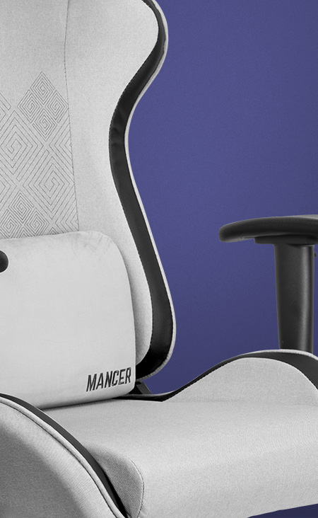 Cadeira Gamer Mancer Harpy SL, Branco e Preto 8