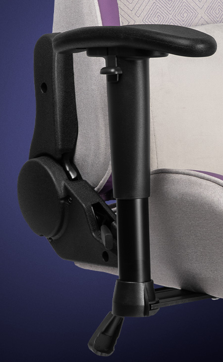 Cadeira Gamer Mancer Harpy SL, Branco e Roxo 9