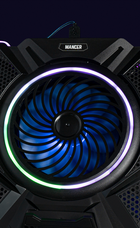 Base Para Notebook Mancer Kadmus, até 17 POL, Preto 7