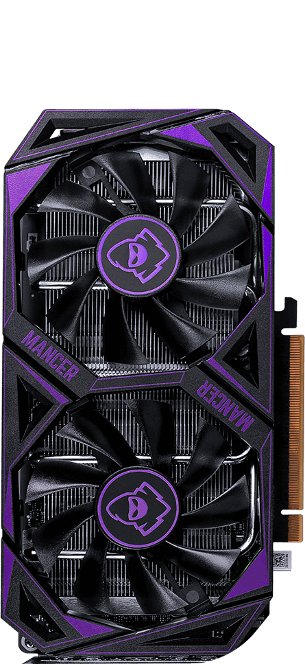 Foto da gpu com logo