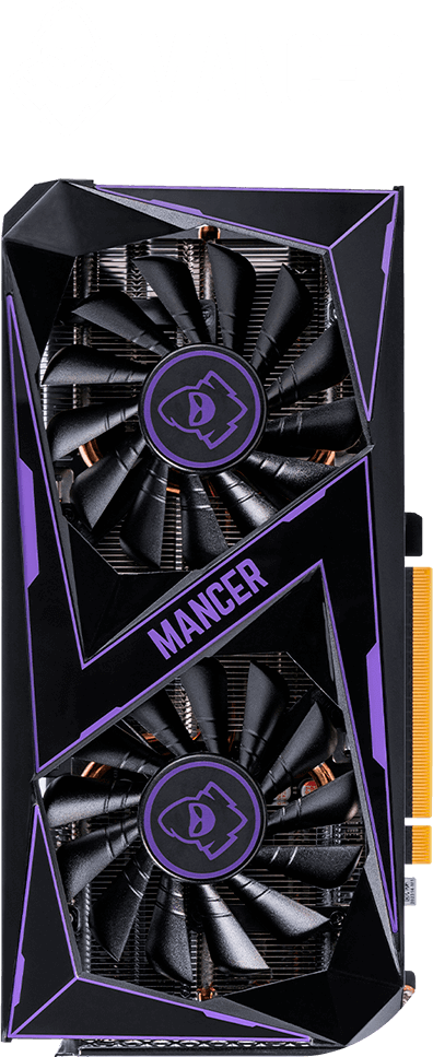 Foto da gpu com logo