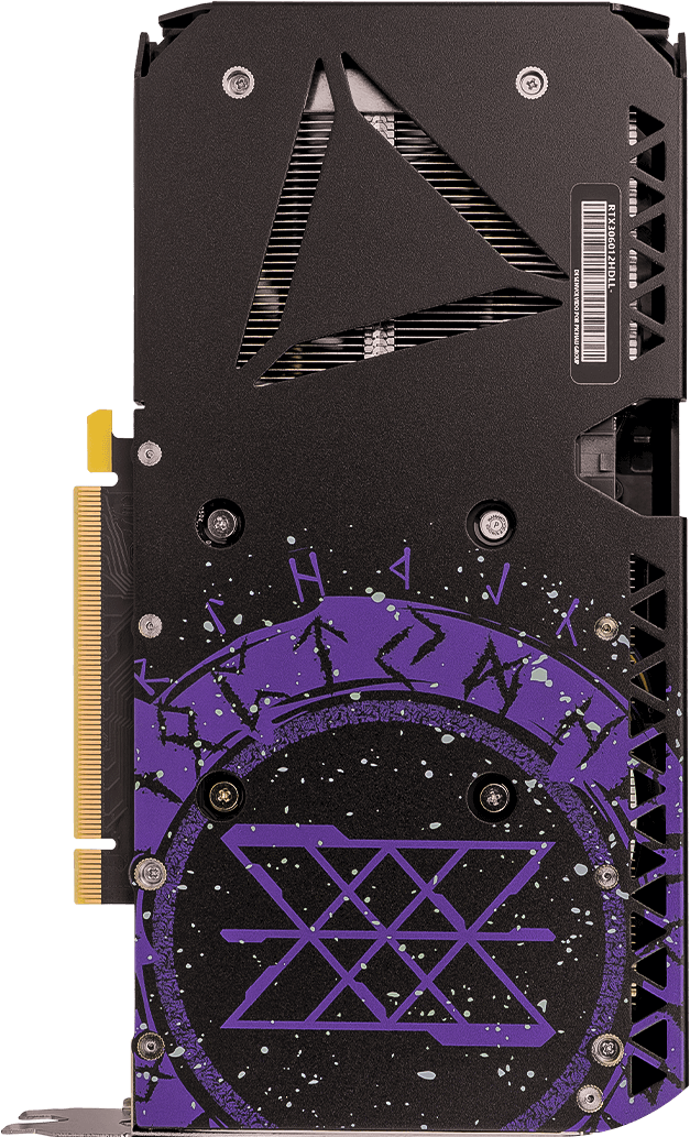 Foto da gpu com logo