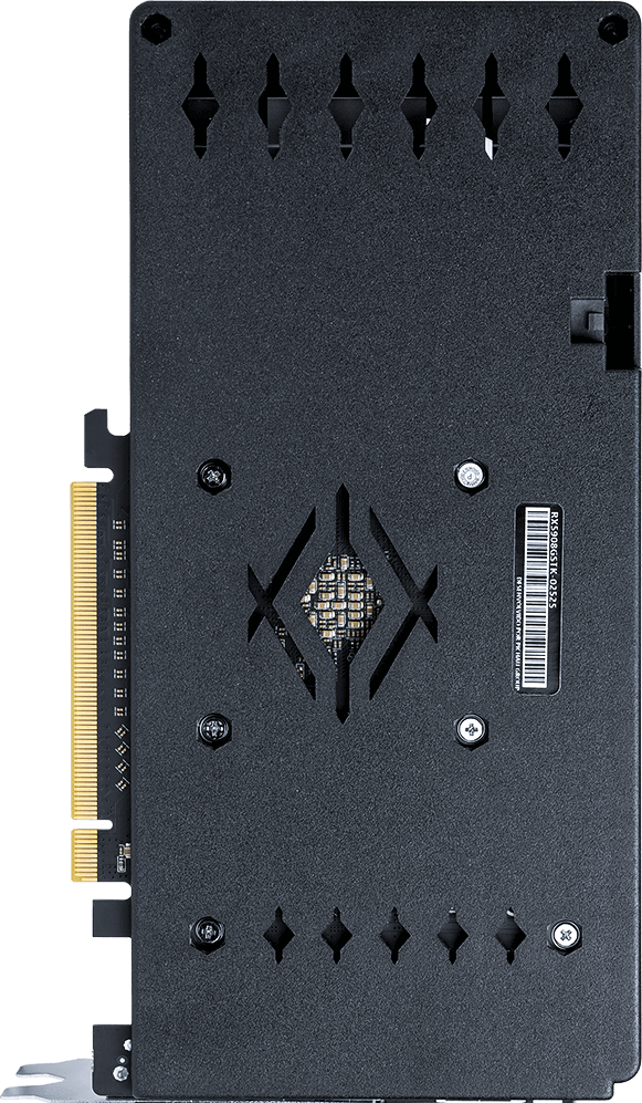 Foto da gpu com logo