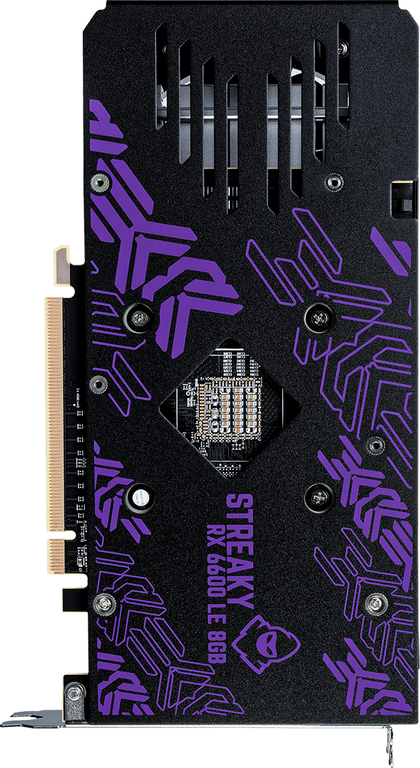 Placa de Video Mancer Radeon RX 6600 LE Streaky, 8GB, GDDR6, 128-bit 10 Foto da gpu com logo