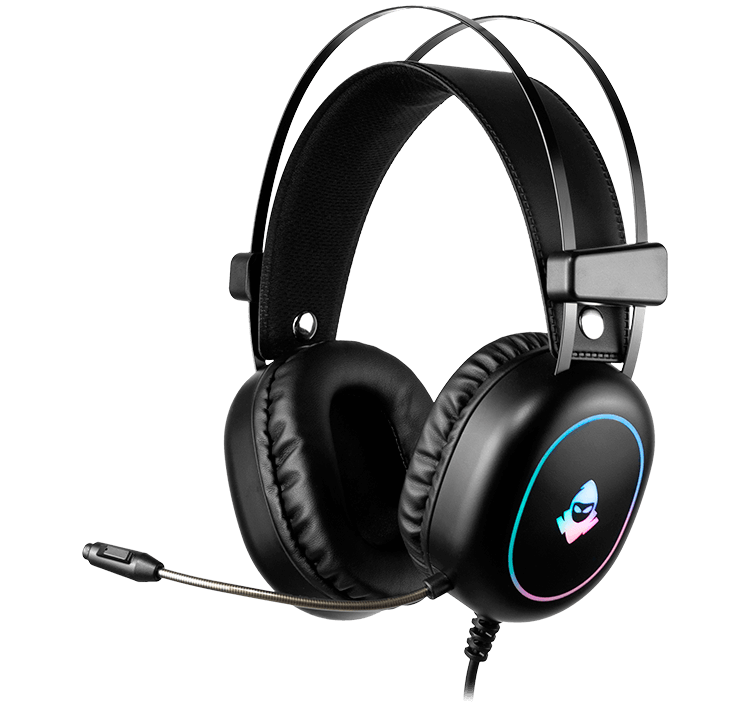 Headset Gamer Mancer Spectrum RGB Drivers Mm Preto MCR SCM RGB Pichau