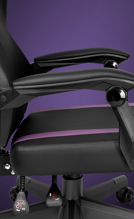 Cadeira Gamer Mancer Sektor, Preto e Roxo 8