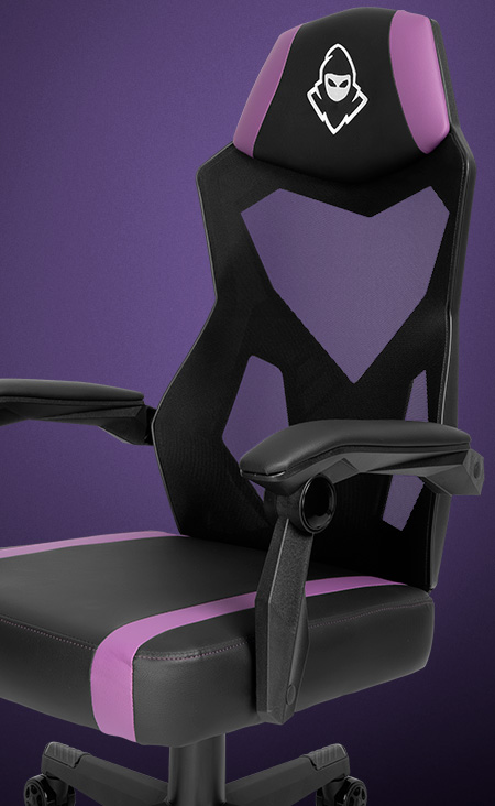 Cadeira Gamer Mancer Sektor, Preto e Roxo 7