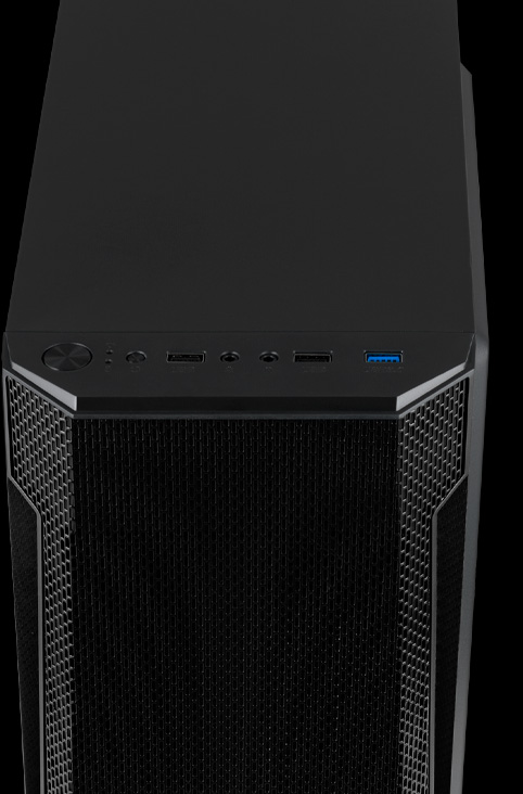 Gabinete Gamer Mancer Stealth Lateral Acrilico Preto 7