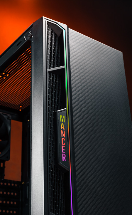 Gabinete Gamer Mancer Targe, Mid-Tower, Lateral de Vidro, Com 1 Fan, Preto 8