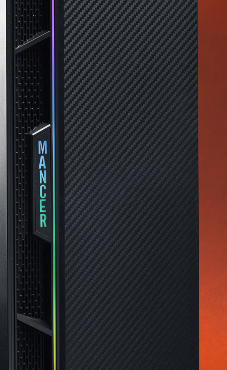 Gabinete Gamer Mancer Targe, Mid-Tower, Lateral de Vidro, Com 1 Fan, Preto 10