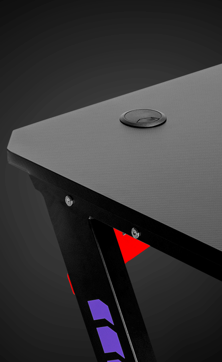 Mesa Gamer Mancer Tanith, Preto 5