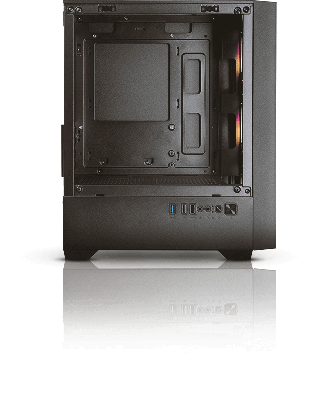 Gabinete Gamer Mancer Ward V3, Mini-Tower, Lateral de Vidro, Com 3 Fans, Preto 23 Foto do gabinete