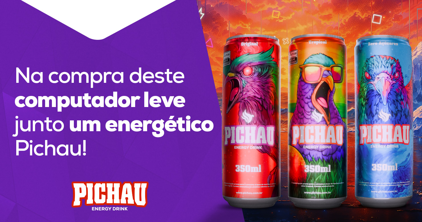 Banner leve junto um energético