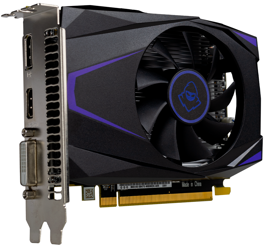 Imagem da placa de vídeo RADEON RX 550 4GB