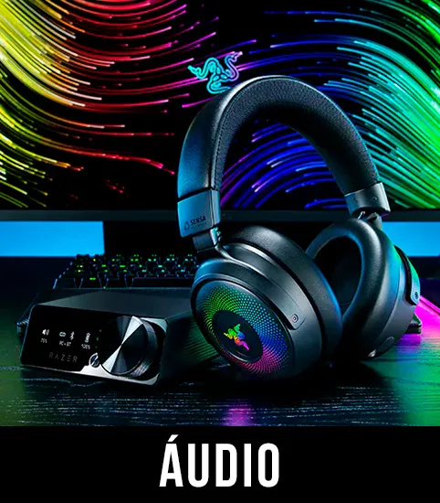 produtos de audio da razer