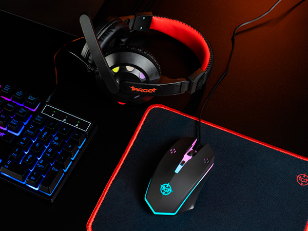 Teclado, mouse e mousepad TGT