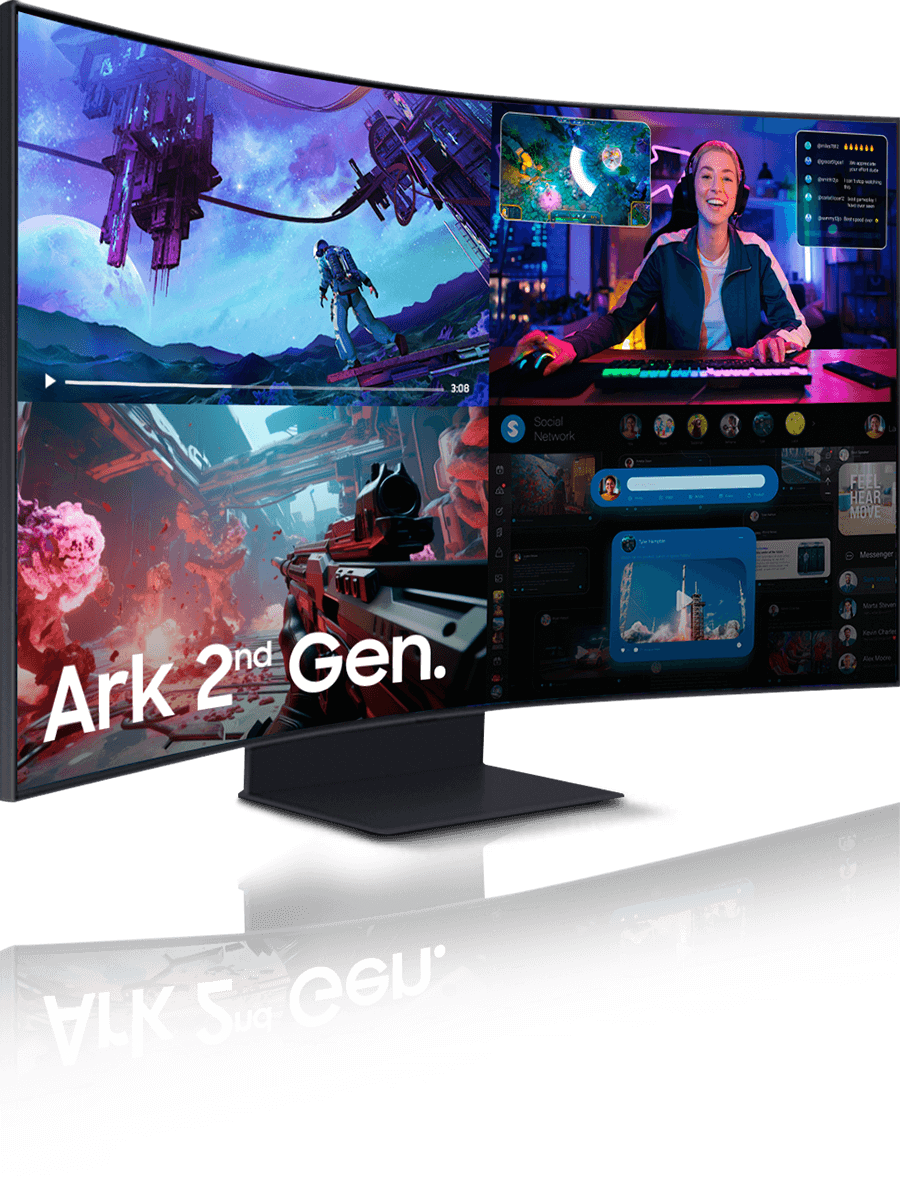 Monitor Gamer Odyssey Ark 55 polegadas 2nd Gen