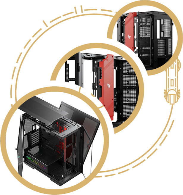 Detalhes do Gabinete Voyager